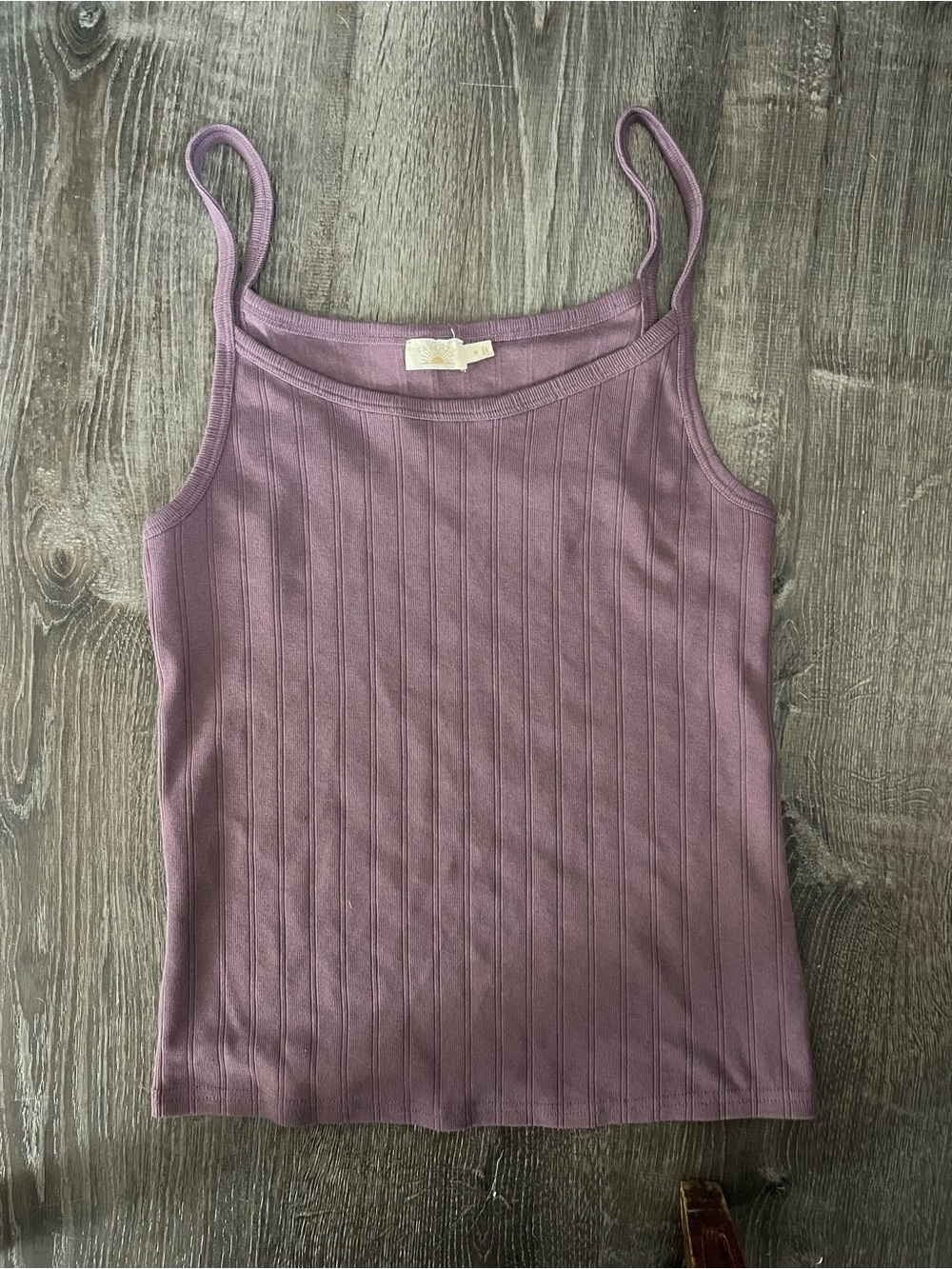 Faherty Sunday Rib Tank Top – Size Medium – Flint - Picture 2 of 7